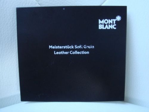 Montblanc MEISTERSTUCK Soft Grain Leather Collection Deco Display slab plat NR