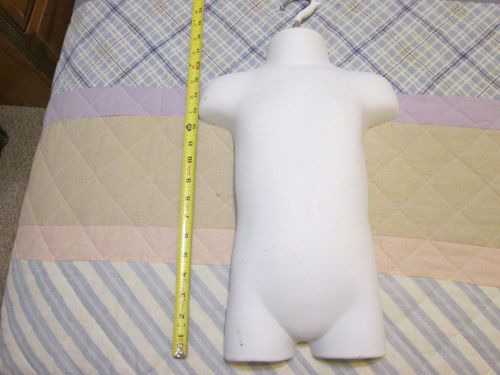Hanging Child sized Mannequin Form White body clothes hanger body free ship USA