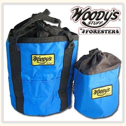 Arborist climbing rope storage bag 11.5&#034; high,color blue,keeps rope clean,(one) for sale