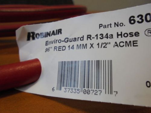 Robinair premium refrigerant charging hose, red rob-63096   nwl50 for sale
