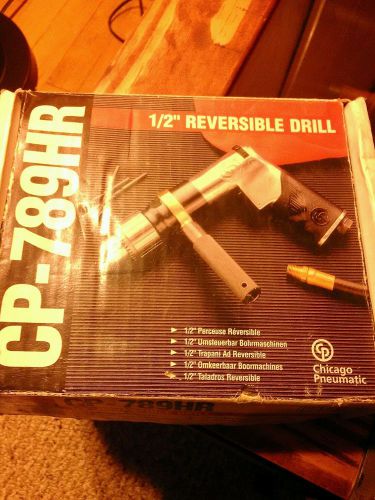 Chicago pneumatic 1/2&#034; reversible air drill 1/2 inch drive New in box cp-789hr