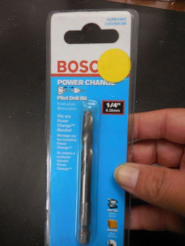New Bosch PCPD14HX  Power Change Piolot Drill Bit 1/4&#034;