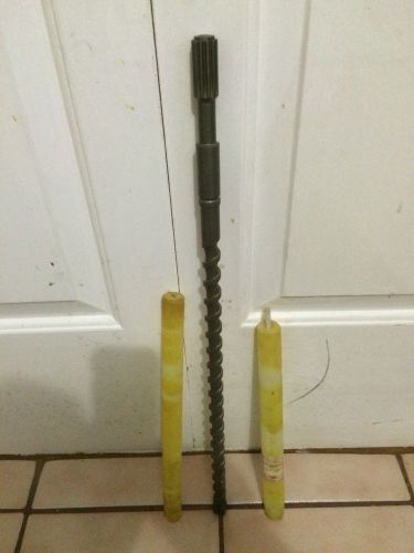 Hitachi Rotary Hammer Spline Shank 3/4&#034;x19&#034; Drill Bit NEW