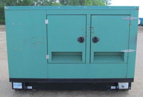 35kw cummins / onan diesel generator / genset - mfg. 2005 - load bank tested for sale