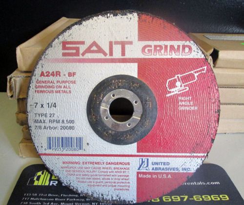 General Purpose Grinding Wheels Discs  - 7&#039;&#039; x 1/4&#039;&#039; inches - Type 27 - x3
