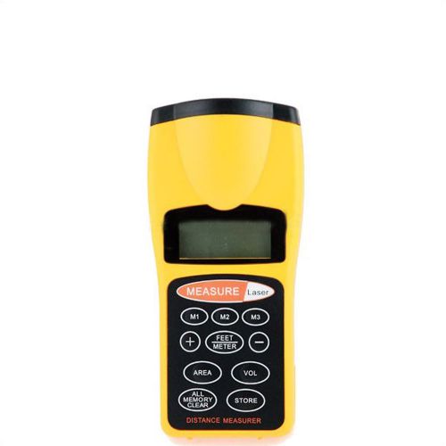 NEW 60ft Ultrasonic Tape Measure With Laser Pointer-S1561301