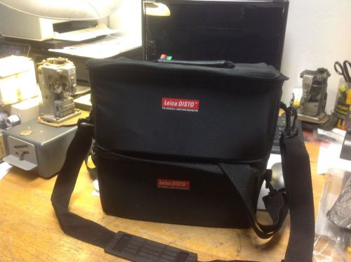 (2) Leica DISTO D3 Laser Distancemeter Carrying case pouch + D3 User Manual $79