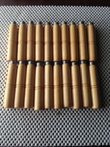 File handles--(wooden)--20 in all--free shipping-- for sale