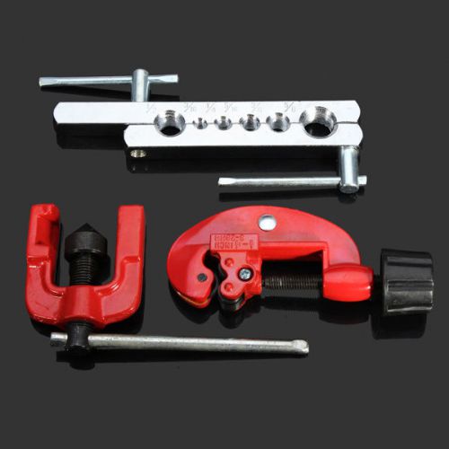 Flaring tool kit tube cutter swaging tool refrigeration tools 3pcs for sale