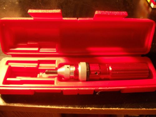 PROTO TORQUE SCREWDRIVER 6106 1/4&#034; DRIVE 7-36 IN. LBS W/USER MANUAL AND CASE