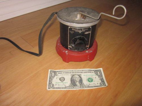 American Beauty #300 Solder Pot  320 watt Vintage Black Cast Iron