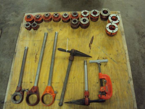 Rigid pipe thread lot of 21 pieces  used for sale