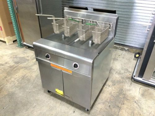 Frymaster FPP245SD Double Fryer with Filter System (WATCH VIDEO)