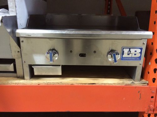 L&amp;B COMMERCIAL MANUAL CONTROL GRIDDLE 24&#039;&#039; - GAS