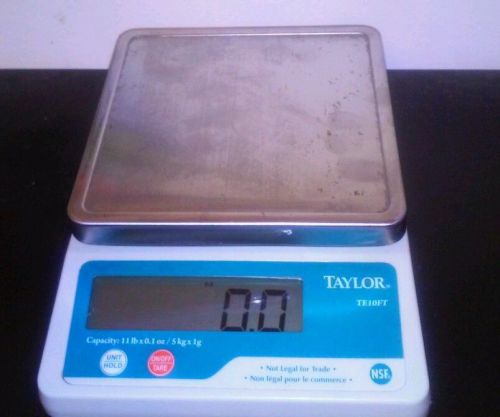 Taylor precision products te10ft 10lb digital portion scale for sale