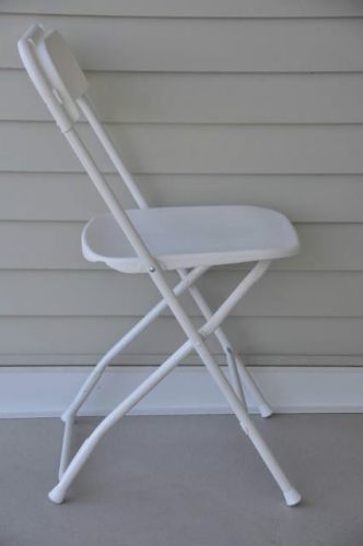 560 new commercial white plastic folding chairs stacking conference party chair for sale