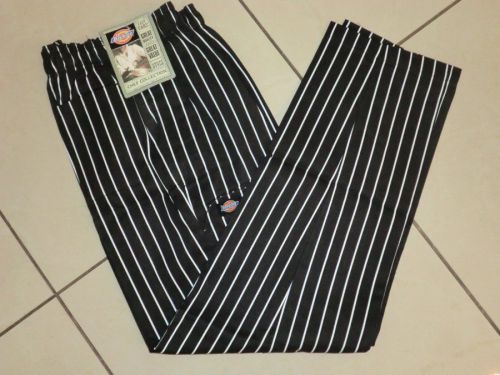 Dickies Chef Collection Four Pocket Striped Pant Sz XXL NWT