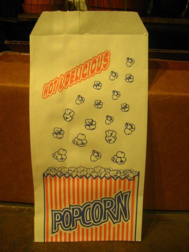 Duro Bag White &#034;Popcorn&#034; Bag, 400 + ct  Vintage Look