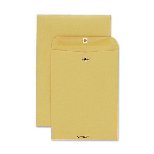 Quality Park Clasp Envelopes  6 x 9-Inches  Brown Kraft  Box of 100 (37755)