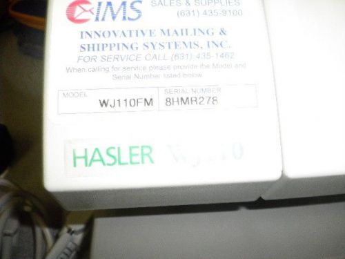 2009 INNOVATIVE MAILING&amp;SHIPPING SYSTEMS HASLER WJ110