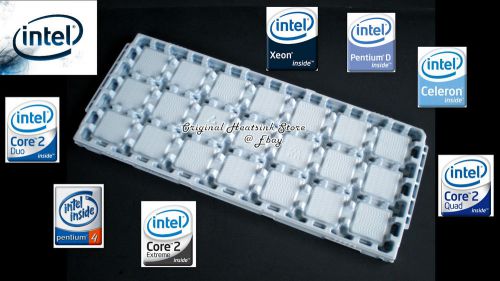 Lga775 cpu processor tray for intel pentium quad core 2 duo xeon 4 fits 84 cpus for sale