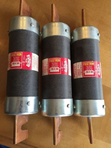 Fusetron FRS-R-350 Fuses Lot of 3
