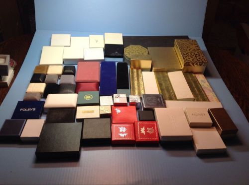 Lot of 59 Jewelry GIFT BOXES &amp;  CONTAINERS all sizes all kinds!