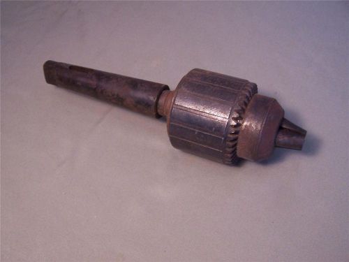 Vintage drill chuck tailstock drill chuck lathe part drill press chuck tail stoc for sale