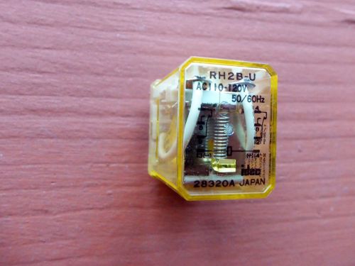 Idec rh2b-u ac110-120v coil relay 50/60hz 10 amp 1/6hp 8-pin for sale
