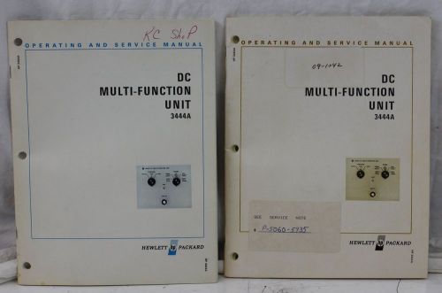 HP 3444A DC Multi-Function Unit Operating &amp; Service Manual Agilent