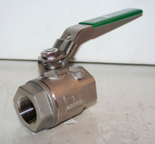 1&#034;  2000 wog cf8m ss thrd ball valve  inline industries  new for sale