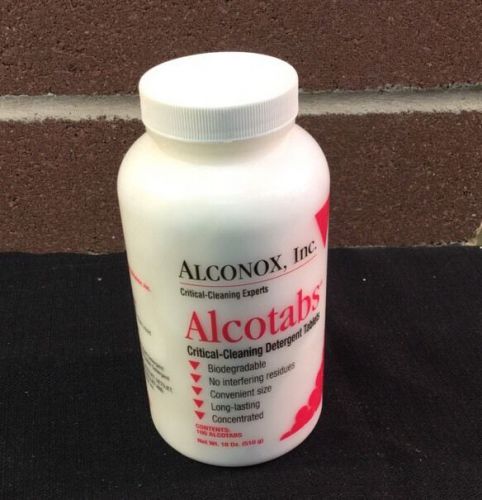Alconox Alcotabs Critical Cleaning Detergent Tablets 100 tab - 18 oz * NEW *