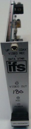 Ifs vr1505wdm r3 video receiver with one-way data transmission nib for sale