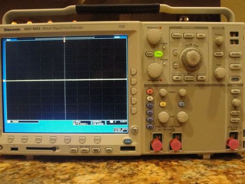 Tektronix MSO4032  350MHz 2 channel scope WITH PROBES  Calibrated..