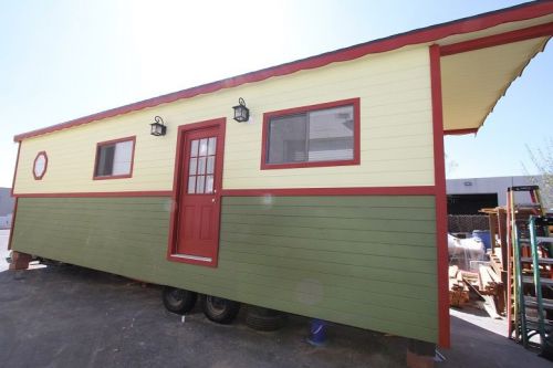 9 x 30 tiny house mobile caravan trailer  finished w/ kitchen &amp; bathroom