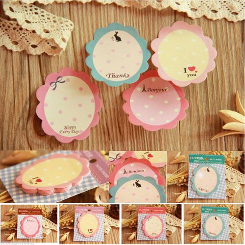 Cute Flower Post It Bookmark Marker Memo Flags Index Note Pad Tab Sticky Notes