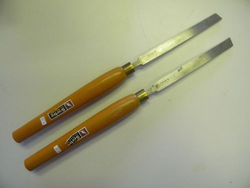 Robert Sorby Old Style Long and Strong Turning Skew Chisels 3/4L &amp; 3/4&#034;R (123)