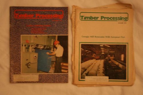 Timber Processing Journals November 1979 August 1979