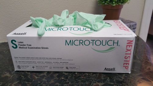 MICRO-TOUCH® NextStep® Latex Gloves, Powder-Free, Aloe Bx/100 - Small