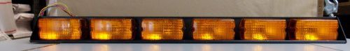 Federal signal / signalmaster sml6 amber lightbar traffic advisor sae-w-91 for sale
