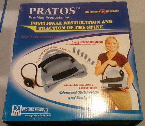 PRATOS Cervical Traction Pump Unit Brand New Corrects Posture P.R.A.T.O.S.