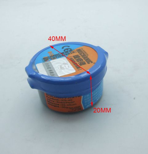 1pcs seal 30g soldering iron solder mud paste flux paste sn63/pb37 25-45um for sale