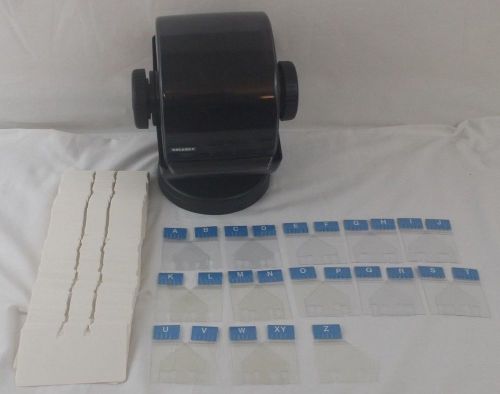 ROLODEX NSW-24C With A to Z - 300+ Blank Index Cards &amp; Swivel Base *Ships Fast*
