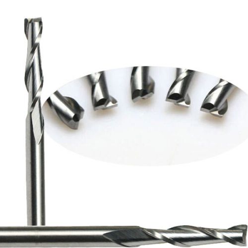 10x carbide cnc double/two flute spiral bits cnc router bits milling cutters for sale