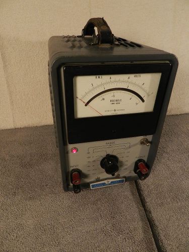 Vintage Hewlett Packard HP Vacuum Tube Voltmeter Model 400H