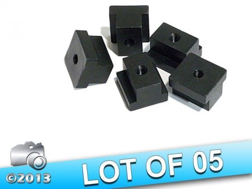5 pcs t-slot nut 1/2&#034; m12 slot nuts clamping black oxide for table slot milling for sale