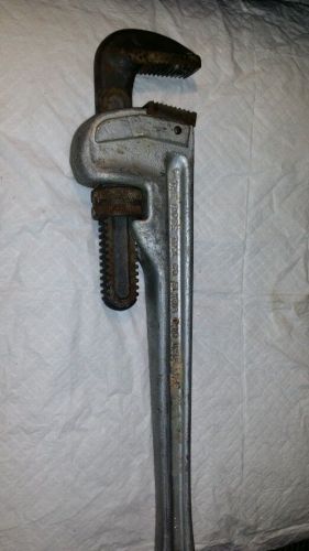 Ridgid 818 hd 18&#034; heavy duty aluminum pipe wrench straight rigid for sale