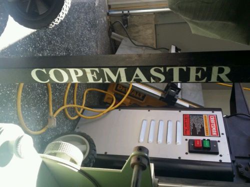 Copemaster coping machine trim carpentry