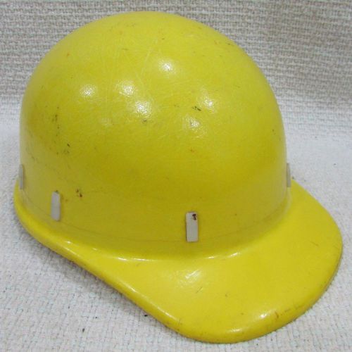 Apex Safety Products Vintage 1970&#039;s Yellow Hardhat w Leather Band FREE S/H