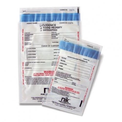 Armor forensics bd3001-1 evidence bag 9x12 pack of 100 for sale